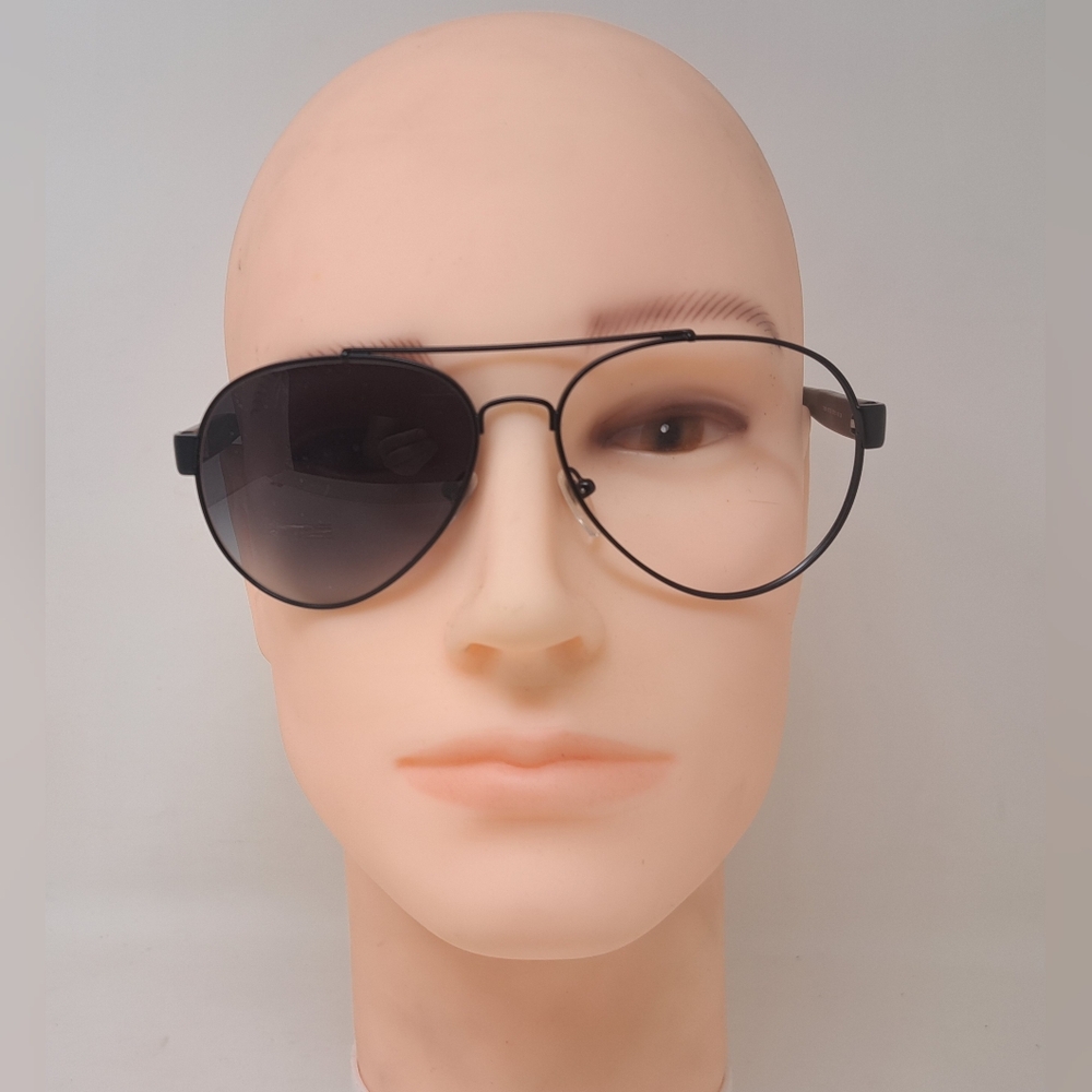 Burberry Men's Aviator Sunglasses Frames Only Pilot Black Metal B3086 59-15-140